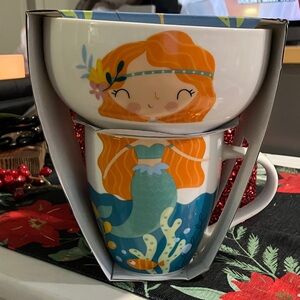 Mermaid Mug and Bowl Set